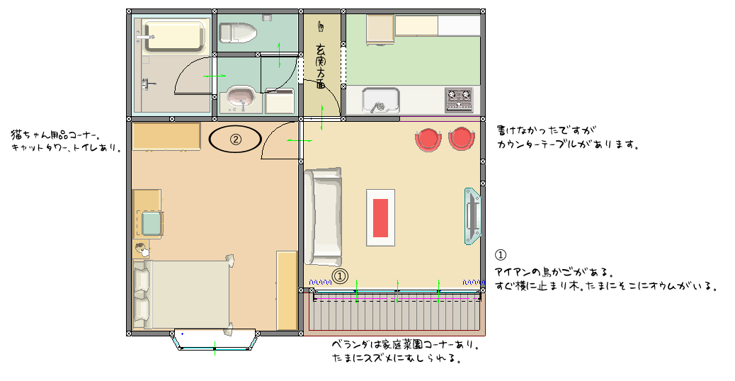 東宅間取り図