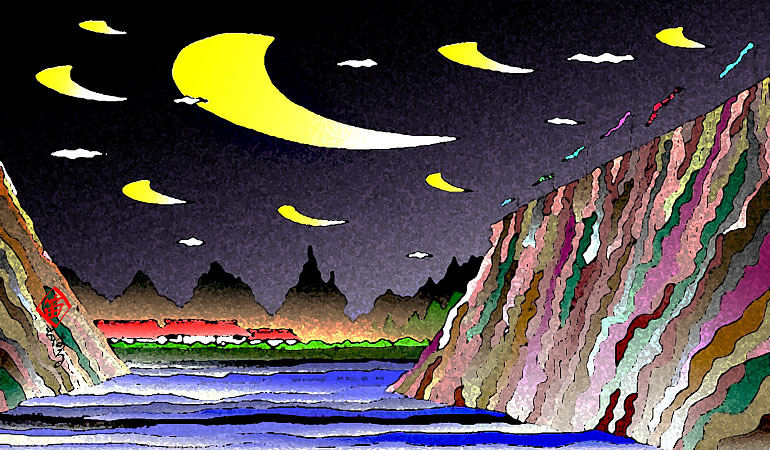 八の月