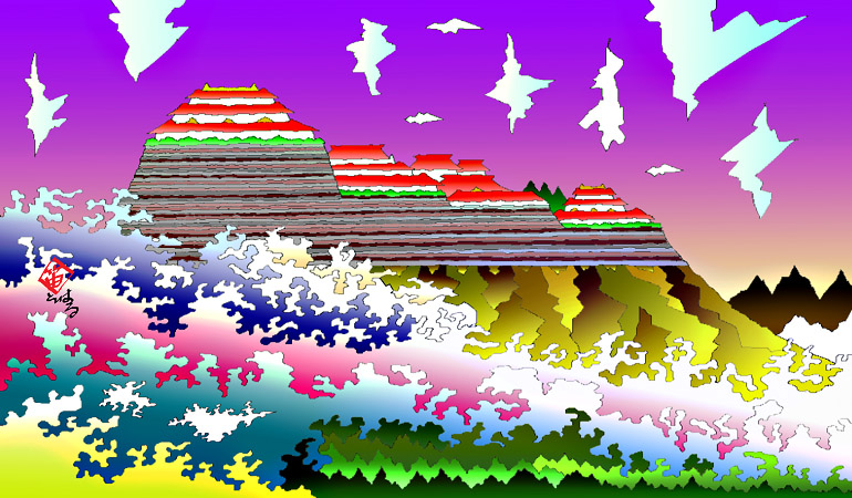 春の城