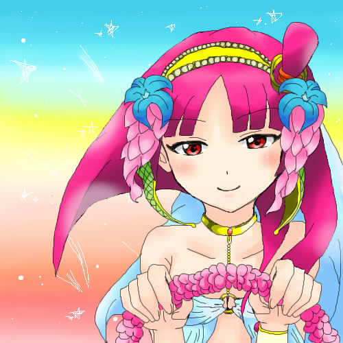 踊り子モルさん。