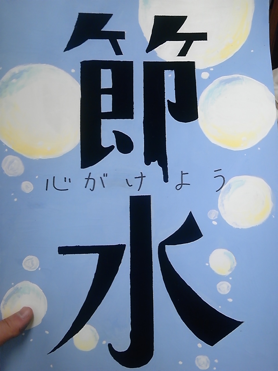 学校内用節水ポスター