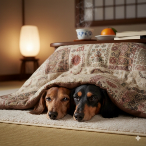 こたつ犬