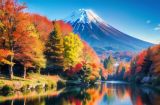 富士山と紅葉01