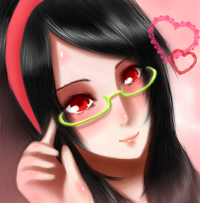 メガネかけてみた